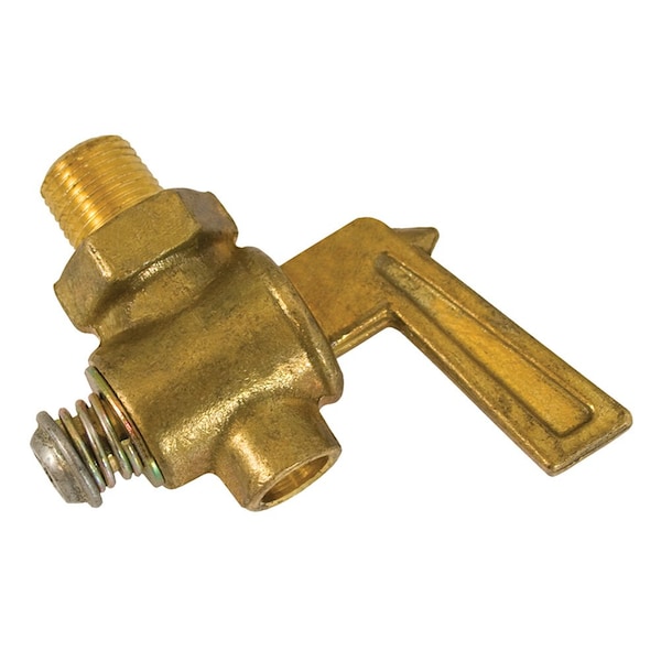 1/4in. MIP Drain Cock Valve, Lever Handle